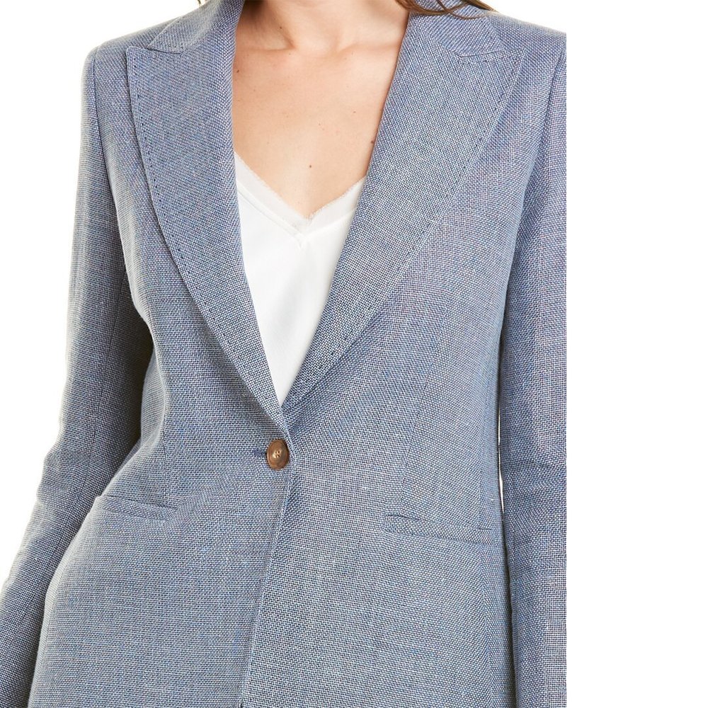 Lafayette 148 New York Hurley Linen & Wool-Blend Blazer_4